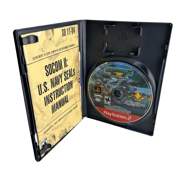 Sony PlayStation PS2 Socom 2 U.S. Navy Seals Rated M For Mature 17+ Has Manual - Picture 3 of 5